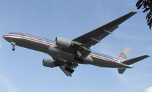 美国航空公司的波音777-200客机