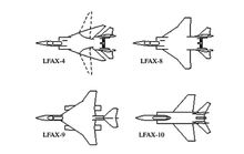 F-X计划中NASA提出的4种战斗机气动布局方案