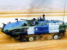 中国海军陆战队的86式步兵战车