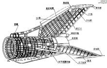 歼-7机尾结构图