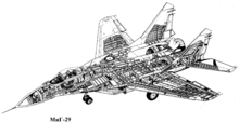 米格-29剖视图