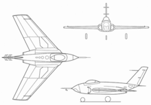 X-4三视图