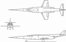 X-3三视图