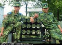 中国63式107mm轻型牵引式火箭炮