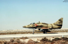 1991 年海湾战争中一架 A-4KU