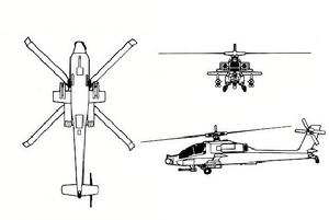 AH-64三视图